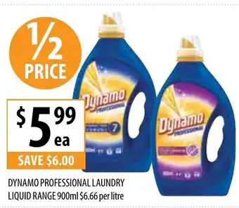 Dynamo Professional Laundry Liquid Range 900ml
