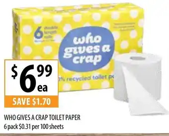 Supabarn Who Give a Crap Toilet Paper 6 Pack offer