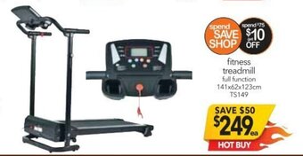 Cheap as Chips Fitness Treadmill Full Function 141x62x123cm offer