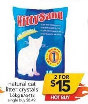 Natural Cat Litter Crystals