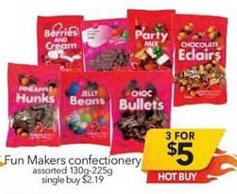 Cheap as Chips Fun Makers Confectionery offer