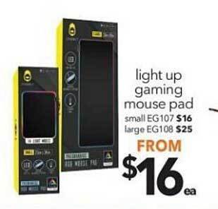 Light Up Gaming Mouse Pad