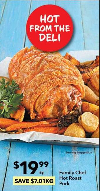 Ritchies Family Chef Hot Roast Pork offer