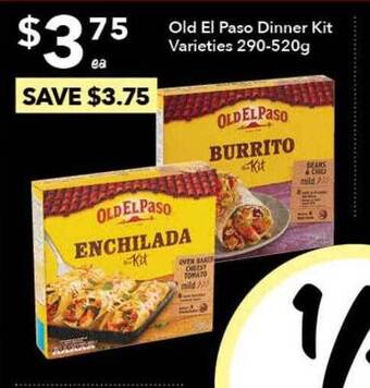 Ritchies Old El Paso Dinner Kit offer