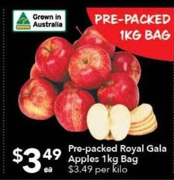 Ritchies Pre-packed Royal Gala Apples offer