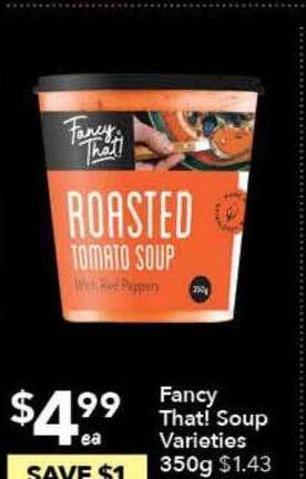 Ritchies Fancy That! Soup offer