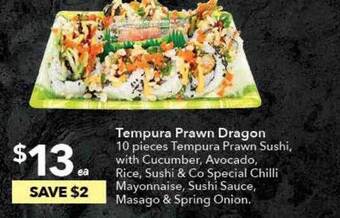 Ritchies Tempura Prawn Dragon offer