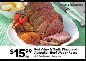 Ritchies Red Wine & Garlic Flavoured Australian Beef Weber Roast offer