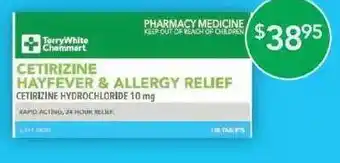 Cetirizine Hayfever & Allergy Relief