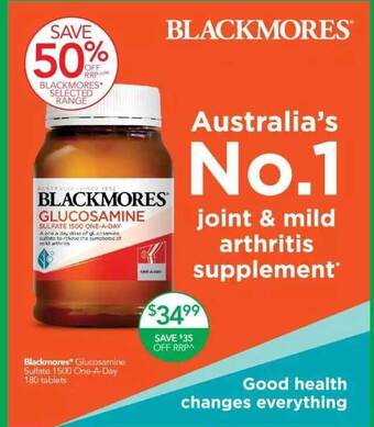 Terry White Blackmores offer
