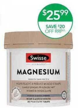 Terry White Swisse Ultiboost Magnesium offer
