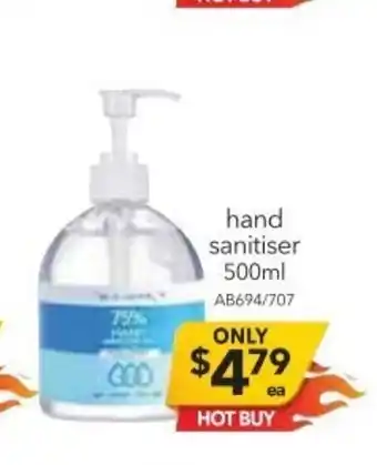 Hand Sanitiser 500ml