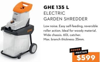 STIHL GHE 135 L Electric Garden Shredder offer