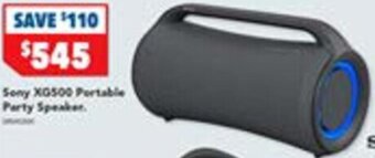 Harvey Norman Sony XG500 Portable Party Speaker. offer