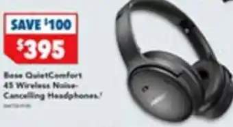 Harvey Norman Bose Ovietcomfort 45 Wireless Noise-Cancelling Headphones offer