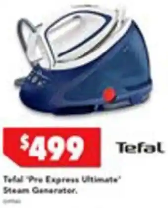 Harvey Norman Tefal 'Pro Express Ultimate' Steam Generator. offer