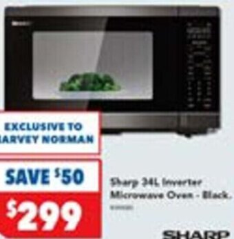 Harvey Norman Sharp 34L Inverter Microwave Oven - Black. offer