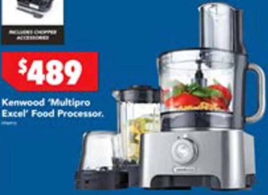 Kenwood 'Multipro Excel' Food Processor. offer at Harvey Norman