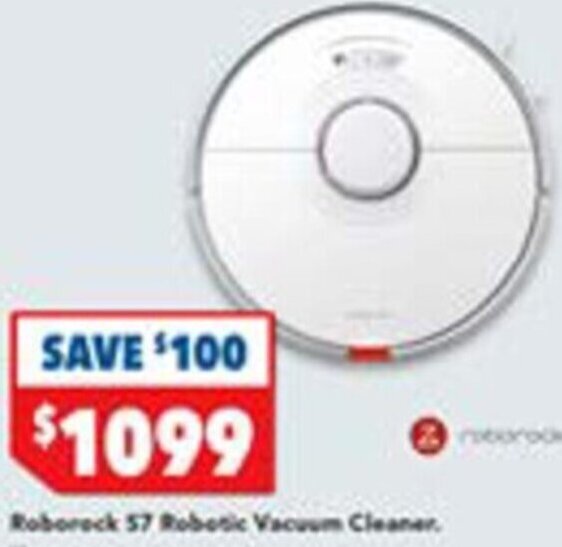 Roborock 57 Robotic Vacuum Cleaner. offer at Harvey Norman