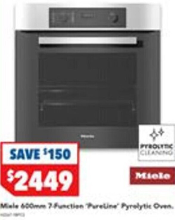 miele 600mm wall oven