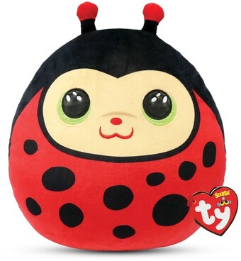 TY Squish-A-Boo 14" Plush in Izzy Ladbug