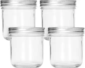 Coles Glass Jars 4 Pack offer