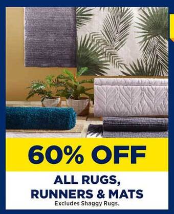 Spotlight All Rugs, Runners & Mats offer