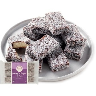 IGA Baker’s Oven Jam or Cream Filled Lamingtons 350g offer