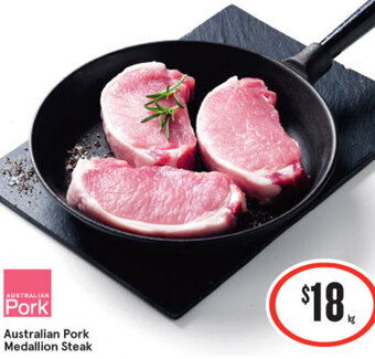IGA Australian Pork Medallion Steak offer