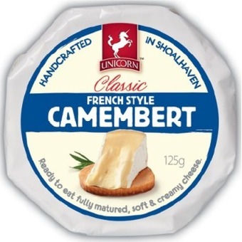 IGA Unicorn Classic Camembert or Brie Cheese 125g Selected Varieties offer