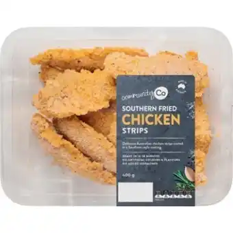 IGA Community Co Southern Fried Chicken Strips 400g offer