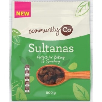 IGA Community Co Sultanas 500g offer