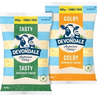 IGA Devondale Shredded Cheese 600g Selected Varieties offer