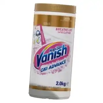 IGA Vanish NapiSan Vanish Oxi Advance 2kg Selected Varieties offer