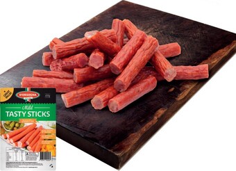 IGA D’Orsogna Mild or Hot & Spicy Tasty Sticks 400g offer