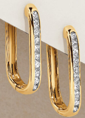 Michael Hill 0.22 Carat Of Diamonds & 10kt Gold Earrings offer