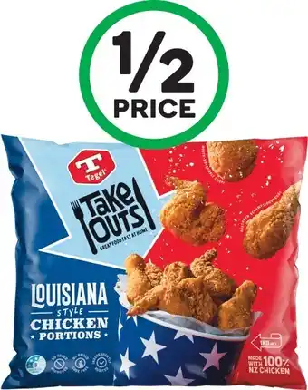 Woolworths Tegel Take Outs Burger or Portions 600g-1 kg – From the Freezer offer