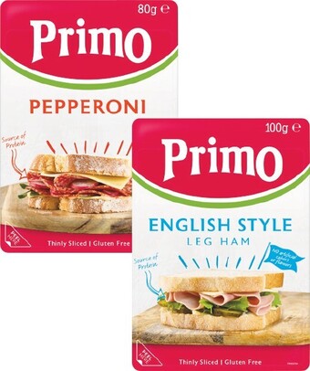 Woolworths Primo Sliced Meats 80-100g – From the Fridge offer