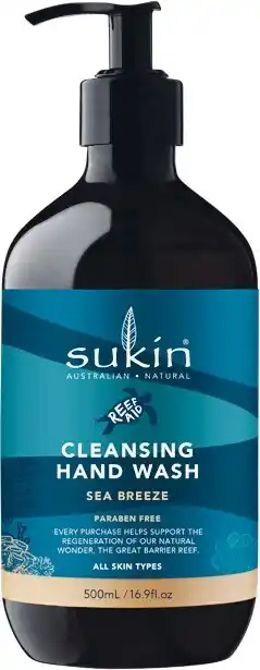 Woolworths Sukin Cleansing Hand Wash Sea Breeze 500ml offer