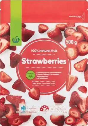 Woolworths Woolworths Frozen Strawberries 500g – From the Freezer offer