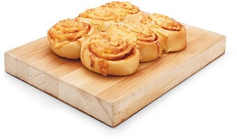 Woolworths Mini Mighty Cheese, Garlic or Pizza Scroll Varieties Pk 6* offer
