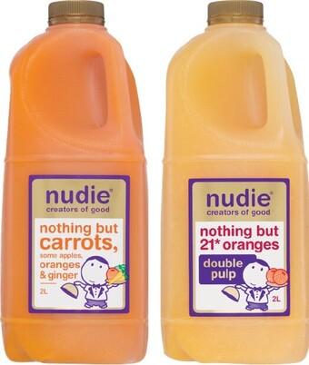 Woolworths Nudie Gold Juice 2 Litre offer