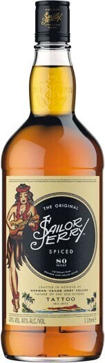 Sailor Jerry Spiced Rum 1 Litre