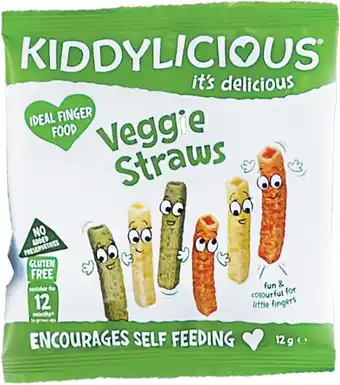 Kiddylicious Veggie Straws 12g