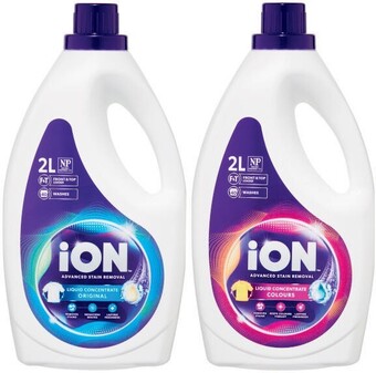 Coles iON Laundry Liquid 2 Litre offer
