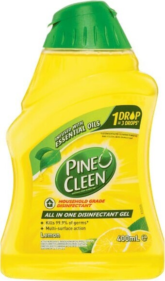 Coles Pine O Cleen Disinfectant Gel Lemon 400mL offer