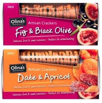 Coles Olina’s Artisan Crackers 100g offer