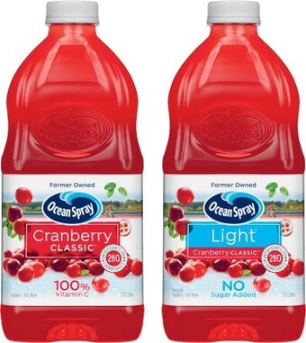 Coles Ocean Spray Fruit Drink 1.5 Litre offer