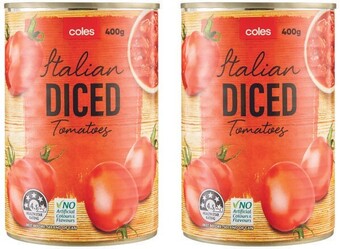 Coles Coles Italian Diced Tomatoes 400g offer