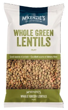 Coles McKenzie’s Whole Green Lentils 375g offer